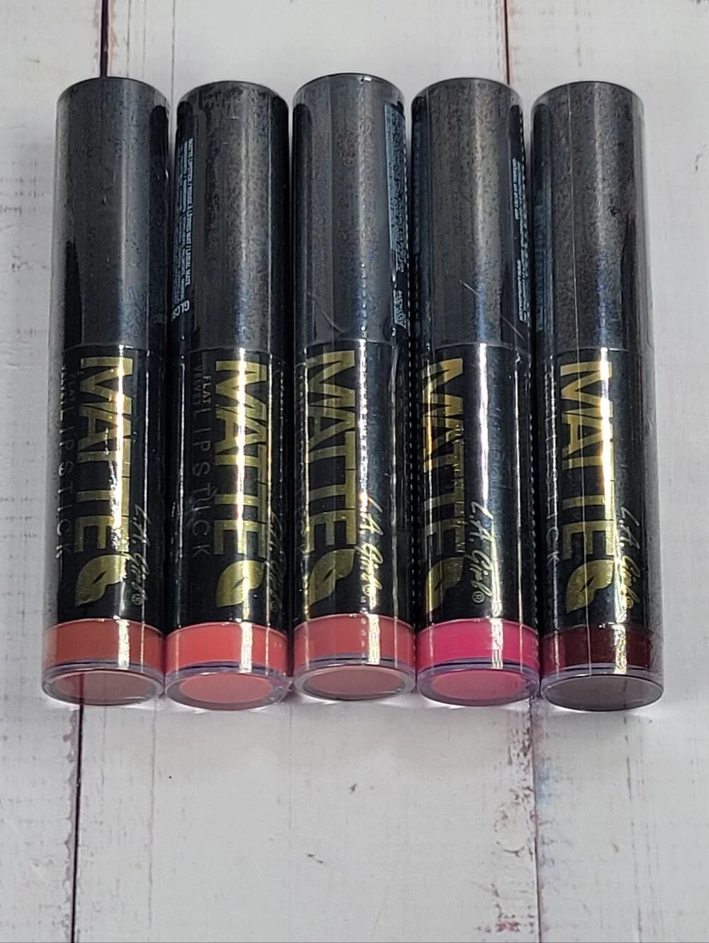 L.A. Girl Matte Flat Velvet Lipstick Bundle NEW!